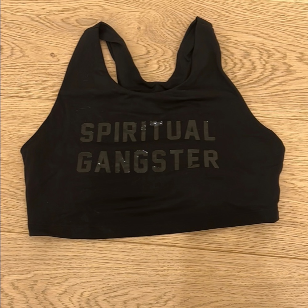 Spiritual gangster activewear set in black - Picture 2 of 3